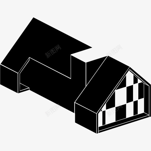房子建筑房屋图标svg_新图网 https://ixintu.com 建筑 房子 房屋