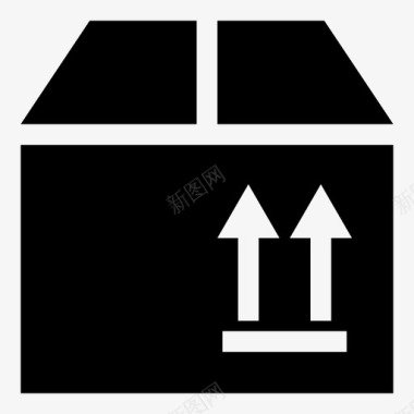 盒子房子纸板盒图标图标