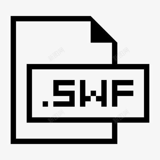swf文件扩展名格式图标svg_新图网 https://ixintu.com swf文件 扩展名 文件格式和扩展名 格式