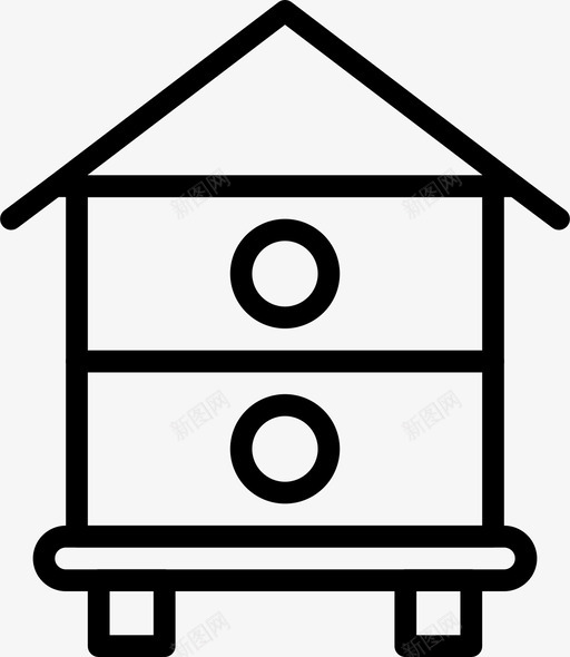 蜂巢养蜂蜂房概述图标svg_新图网 https://ixintu.com 养蜂 蜂巢 蜂房概述