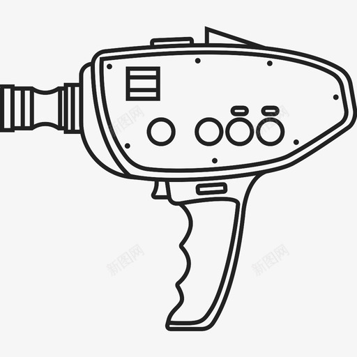 摄像机胶卷旧的图标svg_新图网 https://ixintu.com 摄像机 旧的 胶卷