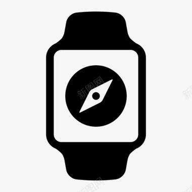 指南针苹果手表方向图标图标