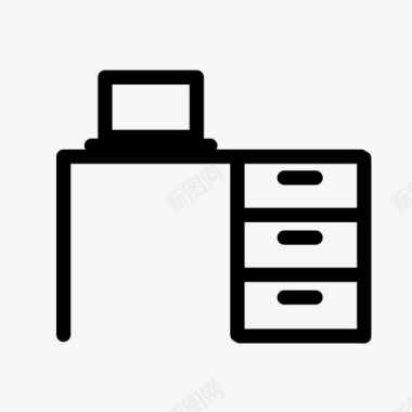工作空间文件夹家具图标图标