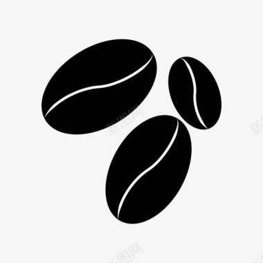 咖啡豆浓缩咖啡图标图标