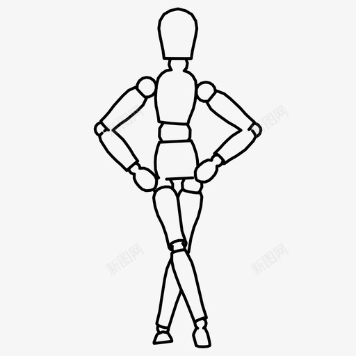 人体模特姿势模特姿势时装秀图标svg_新图网 https://ixintu.com 人体模特姿势 女人 时装秀 模特姿势 照片 等待
