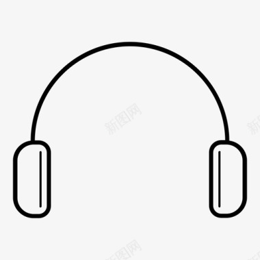 耳机蓝牙音乐图标图标