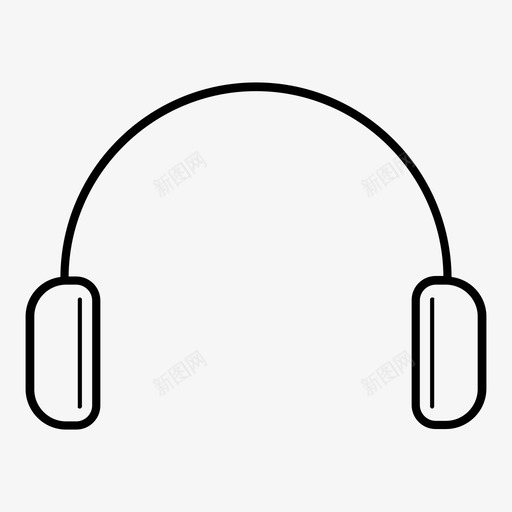 耳机蓝牙音乐图标svg_新图网 https://ixintu.com 声音 无线 耳机 蓝牙 音乐