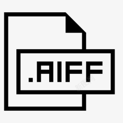 AIFFaiff文件扩展名格式图标高清图片