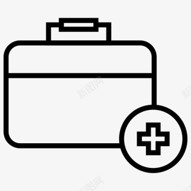 急救箱箱子医疗箱图标图标
