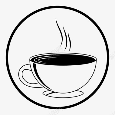 咖啡咖啡杯咖啡浓缩咖啡图标图标