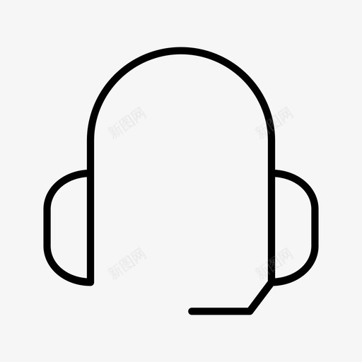 耳机音频音乐图标svg_新图网 https://ixintu.com 耳机 音乐 音乐播放器 音频