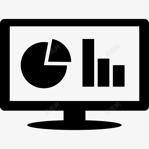 pc图形计算机图表图标svg_新图网 https://ixintu.com pc图形 图表 屏幕 报告 经济 计算机