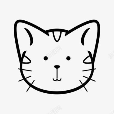 猫动物卡通图标图标