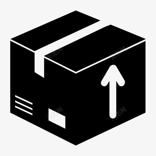 箱子板条箱送货图标svg_新图网 https://ixintu.com 产品 包装 板条箱 电子商务购物 箱子 送货