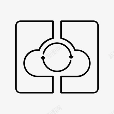 云服务器主机托管图标图标