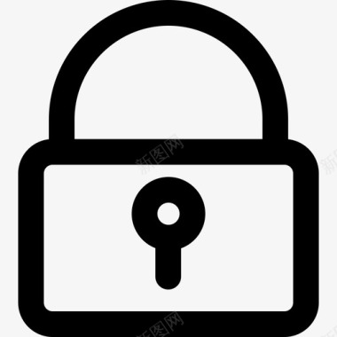 锁安全通用接口图标图标