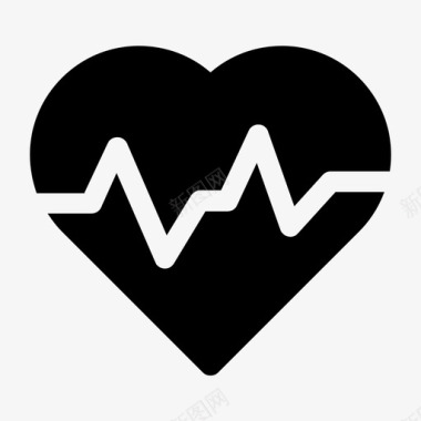 健康心脏生命图标图标