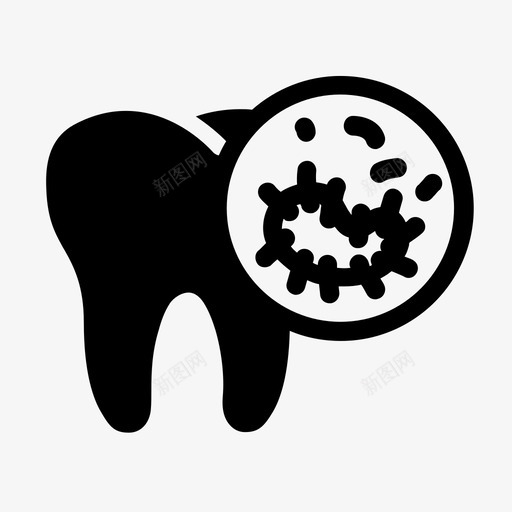 口腔细菌牙科牙医图标svg_新图网 https://ixintu.com 口腔卫生 口腔细菌 牙医 牙科 牙齿 迷你图标集固式牙科牙科
