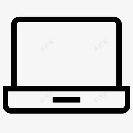 笔记本电脑设备上网本图标svg_新图网 https://ixintu.com 一般用户界面线图标 上网本 个人电脑 笔记本电脑 设备