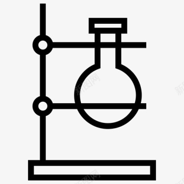 圆底烧瓶医用医用烧瓶图标图标