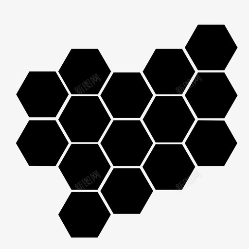 蜂巢蜜蜂食物图标svg_新图网 https://ixintu.com 几何学 蜂巢 蜜蜂 食物
