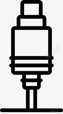 ps2插头电缆连接器图标图标