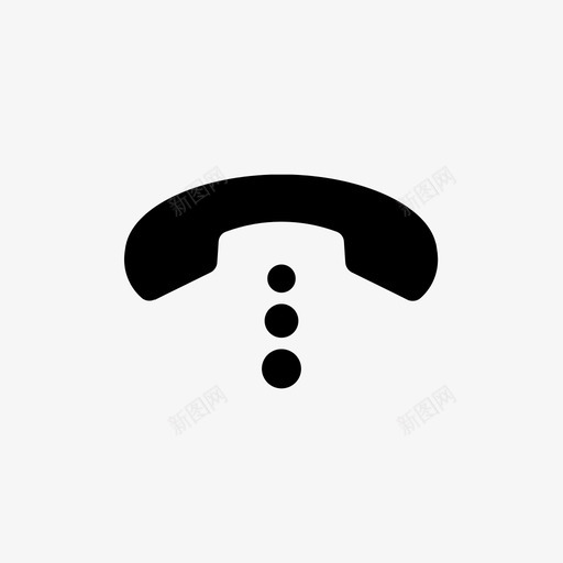 拨出电话挂机电话图标svg_新图网 https://ixintu.com 拨出电话 挂机 电话