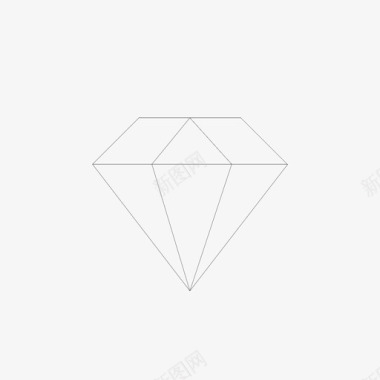 钻石绿宝石宝石图标图标