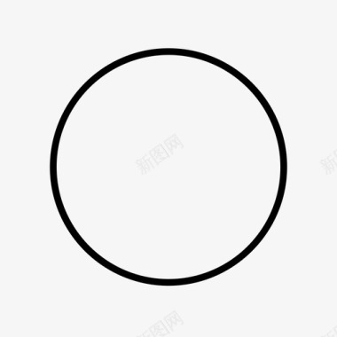 圆几何数学图标图标