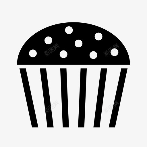 蓝莓松饼烘焙巧克力片松饼图标svg_新图网 https://ixintu.com 巧克力片松饼 松饼 水果和蔬菜 烘焙 纸杯蛋糕 蓝莓松饼 食物
