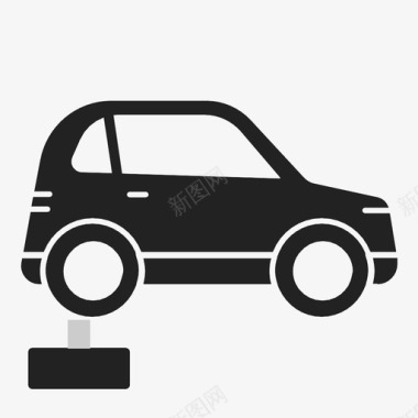 微型汽车汽车交通工具图标图标