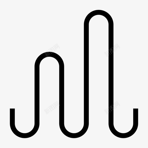 波浪线随机形状图标svg_新图网 https://ixintu.com 波浪线 随机形状