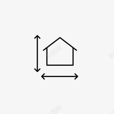 房屋尺寸房屋尺寸图标图标