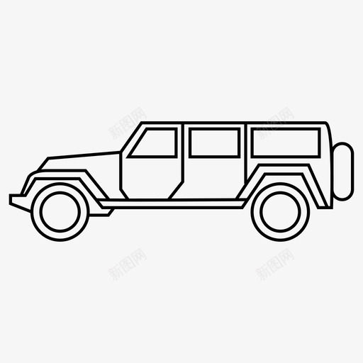 jk汽车吉普车图标svg_新图网 https://ixintu.com jk jk系列 吉普车 汽车 车辆