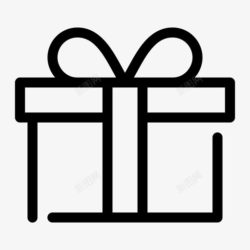 礼品生日礼品盒图标svg_新图网 https://ixintu.com 生日 礼品 礼品包装 礼品盒 礼物 贸易差额