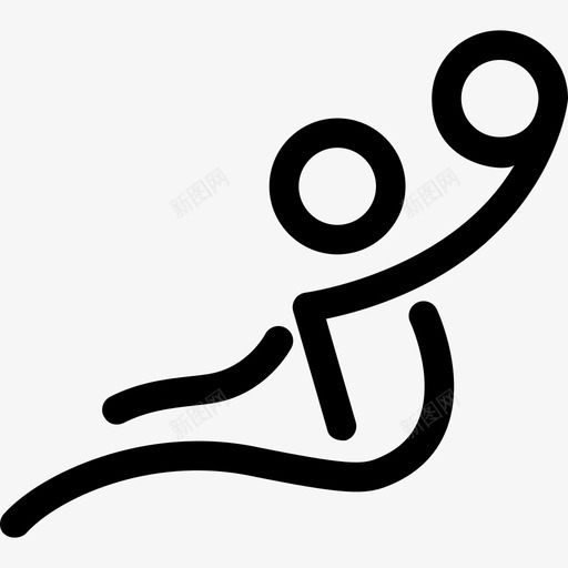 用球运动运动符号来粘人图标svg_新图网 https://ixintu.com 用球 运动 运动符号来粘人