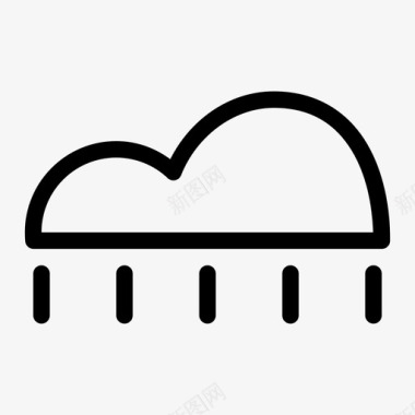 雨云预报雨季图标图标