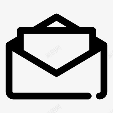电子邮件阅读信件打开邮件图标图标
