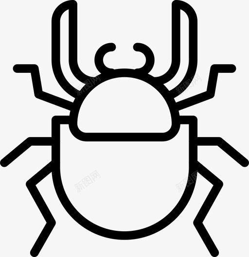 粪甲虫小虫昆虫图标svg_新图网 https://ixintu.com 小虫 小虫昆虫轮廓 昆虫 粪甲虫 自然