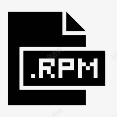 rpm扩展名文件图标图标