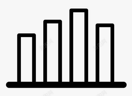 条形图分析图柱形图图标svg_新图网 https://ixintu.com 分析图 条形图 柱形图