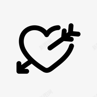 心箭2月14日爱情图标图标