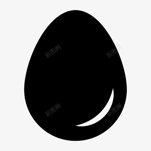 鸡蛋早餐吃图标svg_新图网 https://ixintu.com 吃 早餐 蛋壳 食物 鸡蛋