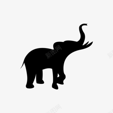 大象动物小动物图标图标