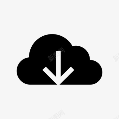 云存储保存云图标图标