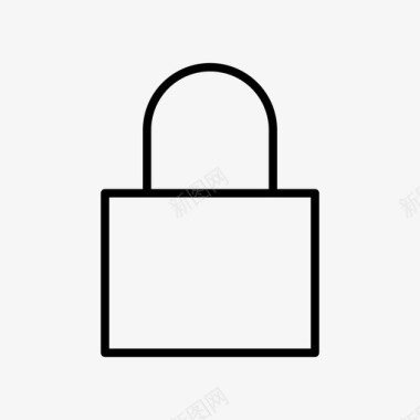 关闭锁挂锁密码图标图标