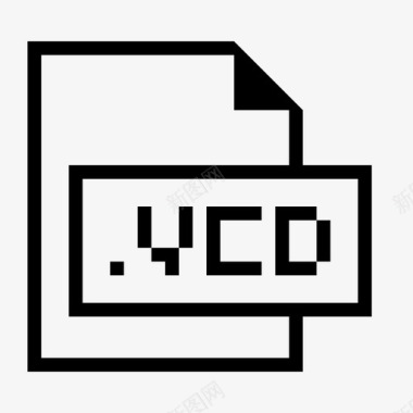 vcd文件扩展名格式图标图标