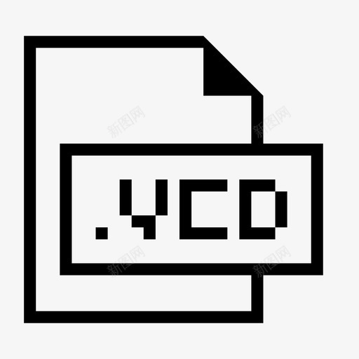 vcd文件扩展名格式图标svg_新图网 https://ixintu.com vcd文件 扩展名 文件格式和扩展名 格式