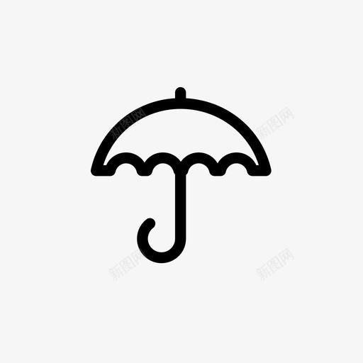 雨伞沙滩伞保险图标svg_新图网 https://ixintu.com 保护 保险 开伞 提纲收藏 沙滩伞 防雨 雨伞
