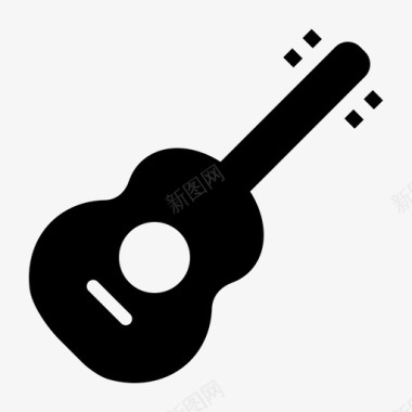 吉他音乐会乐器图标图标